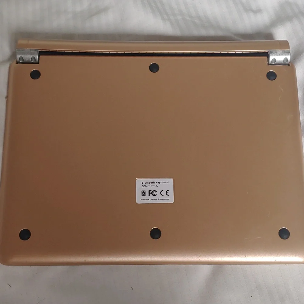 Rose gold Bluetooth keyboard